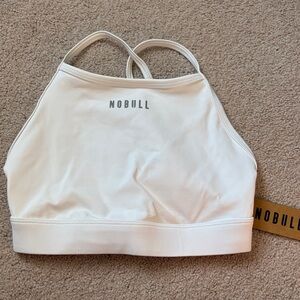 NOBULL Women's Cream Sports Bra